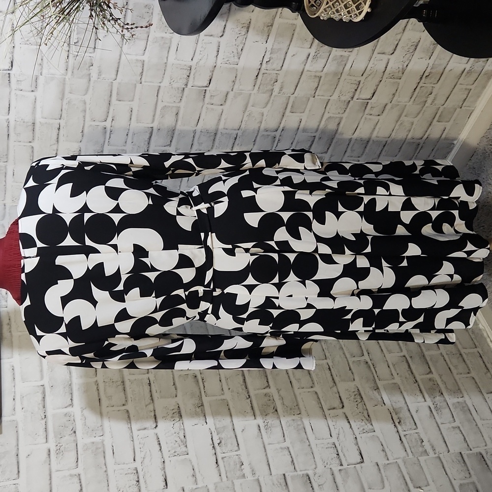 Worthington SZ 12 Black/White Dress - Picture 2 of 12